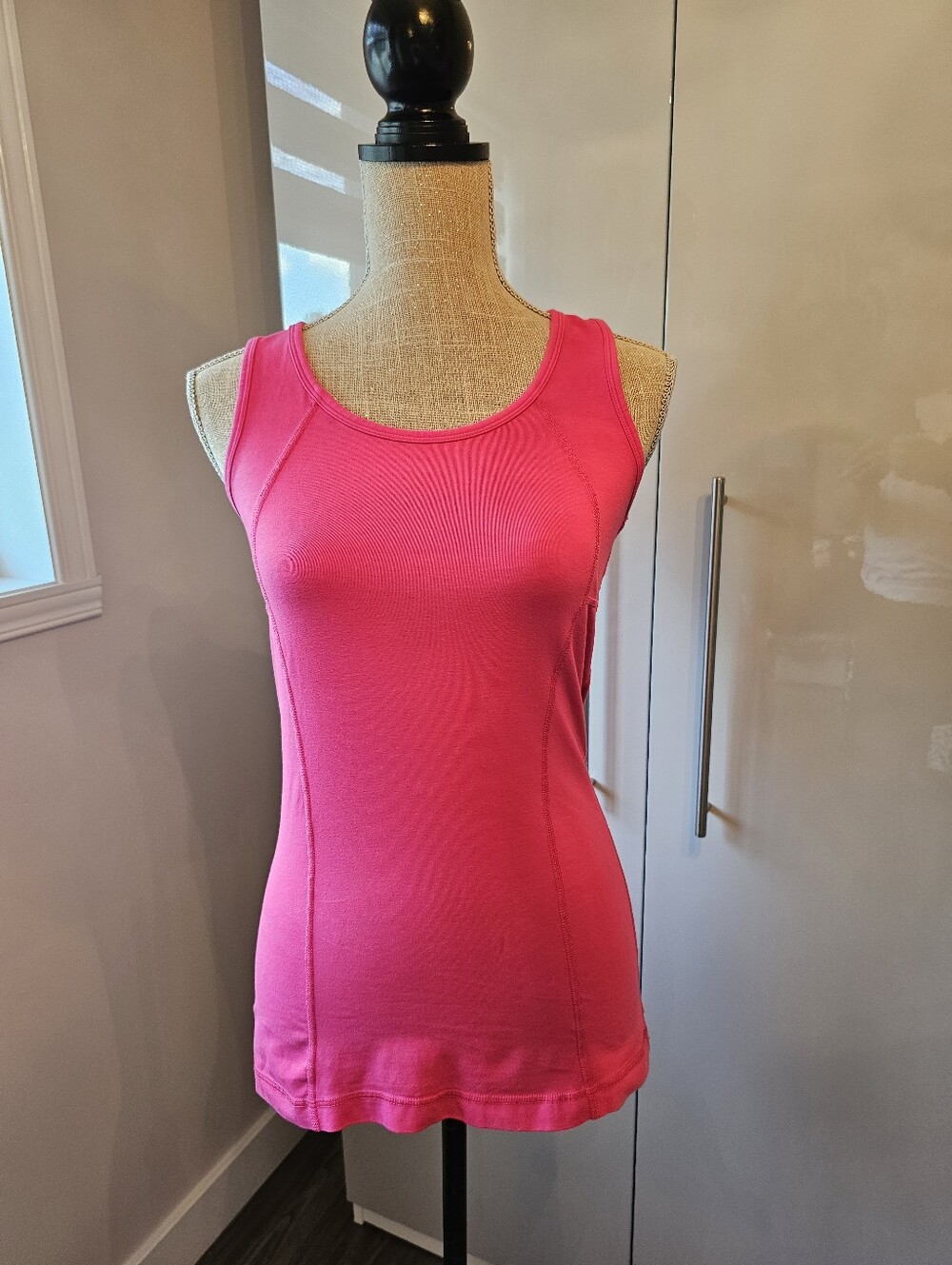 Athletic Works Women's Pink Racerback Tank Top